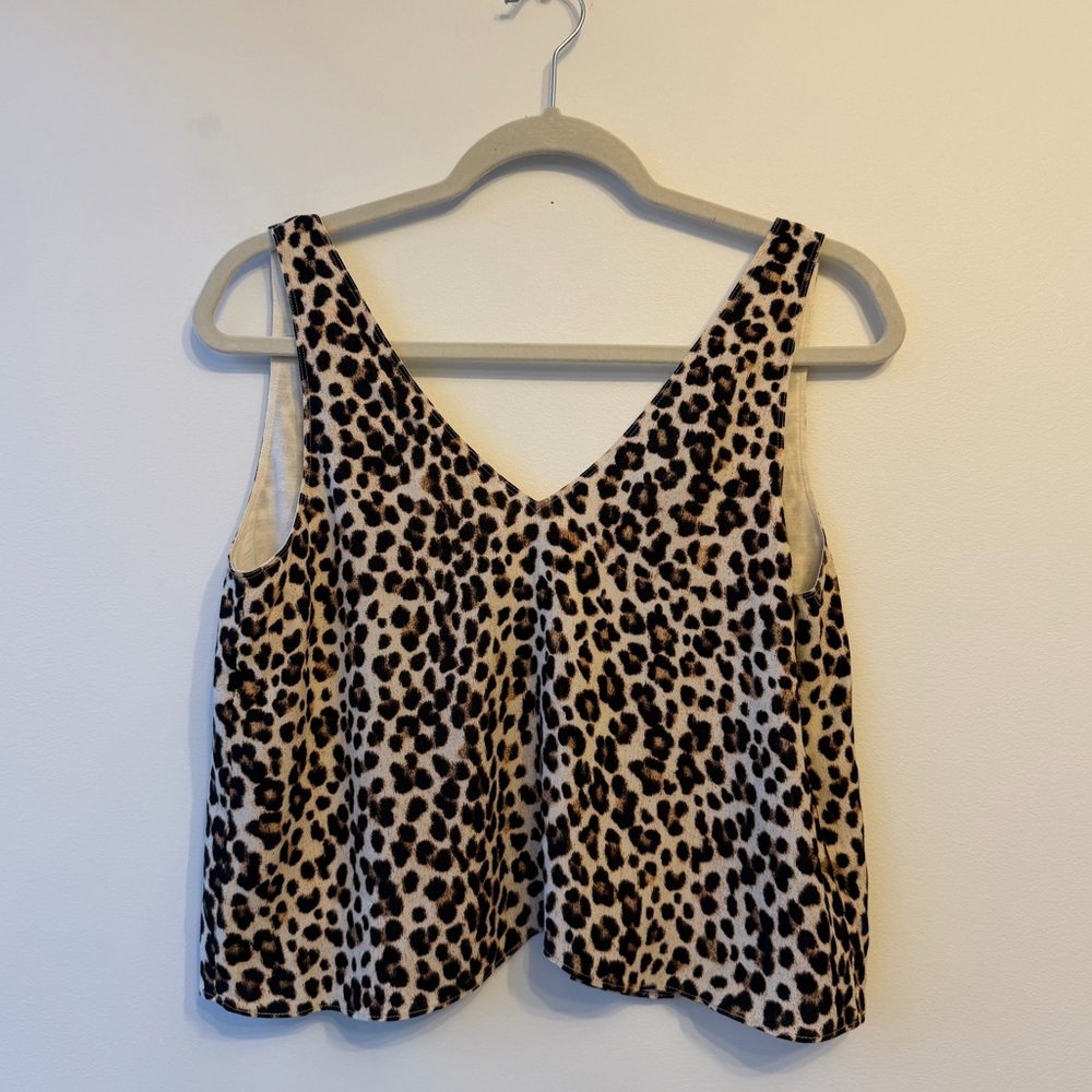 Wilfred Leopard Print Tank Top
